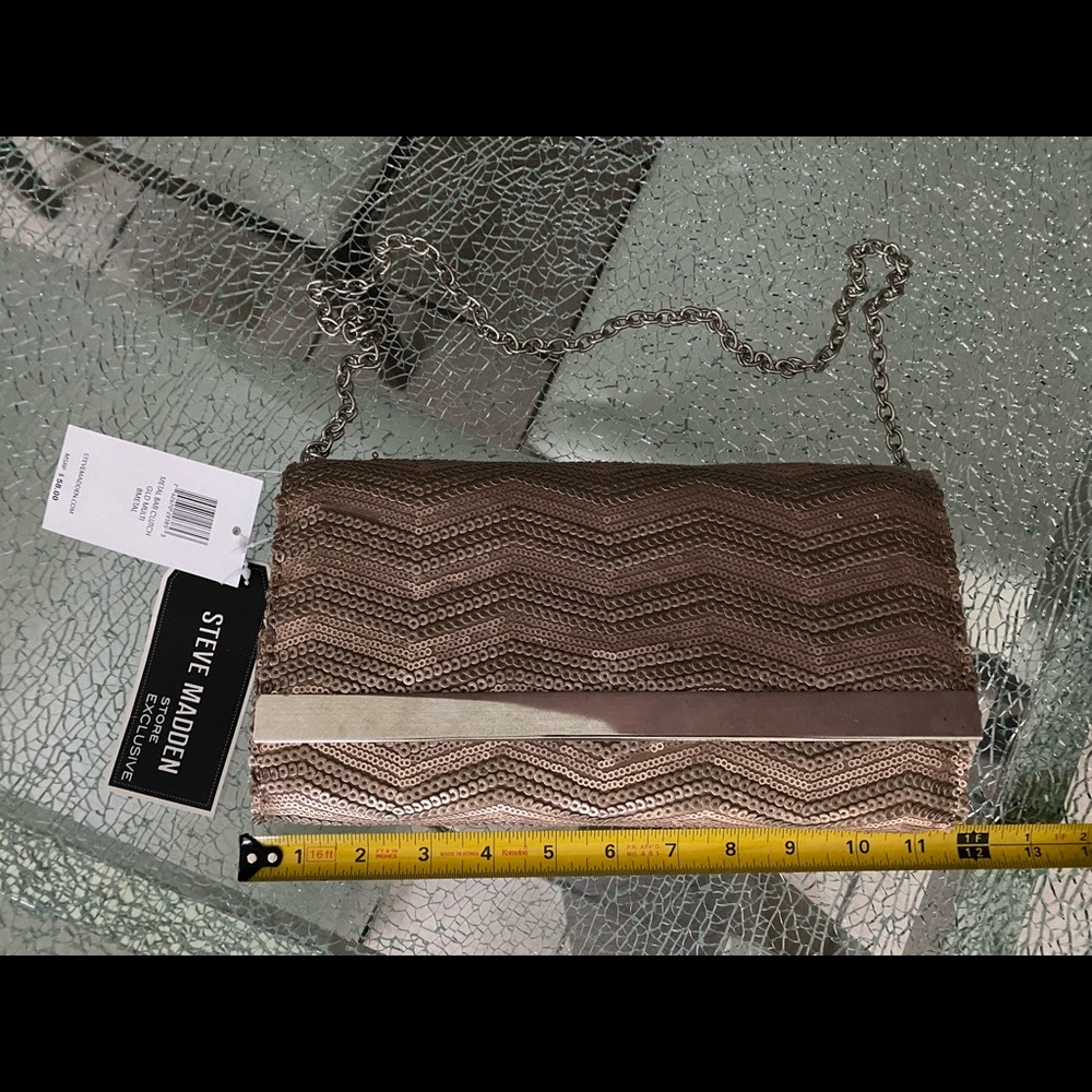 Steve Madden clutch bag.